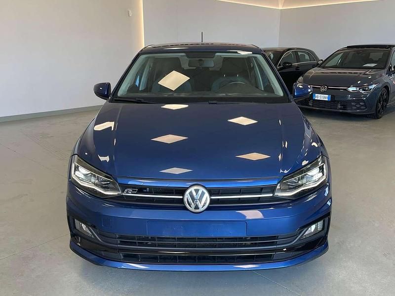Usata VW Polo R-line 95 CV (69 kW) 2018 Blu/azzurro Utilitaria