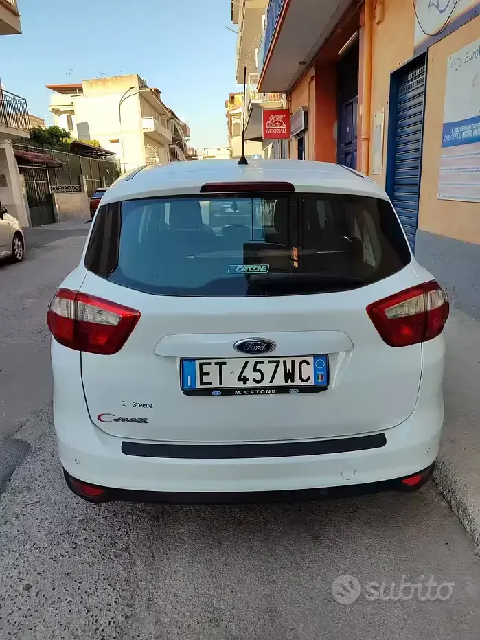Usata Ford C-MAX 95 CV (69 kW) 2014 Bianco Monovolume