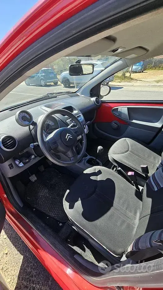 Usata Citroën C1 68 CV (50 kW) 2009 Rosso Utilitaria