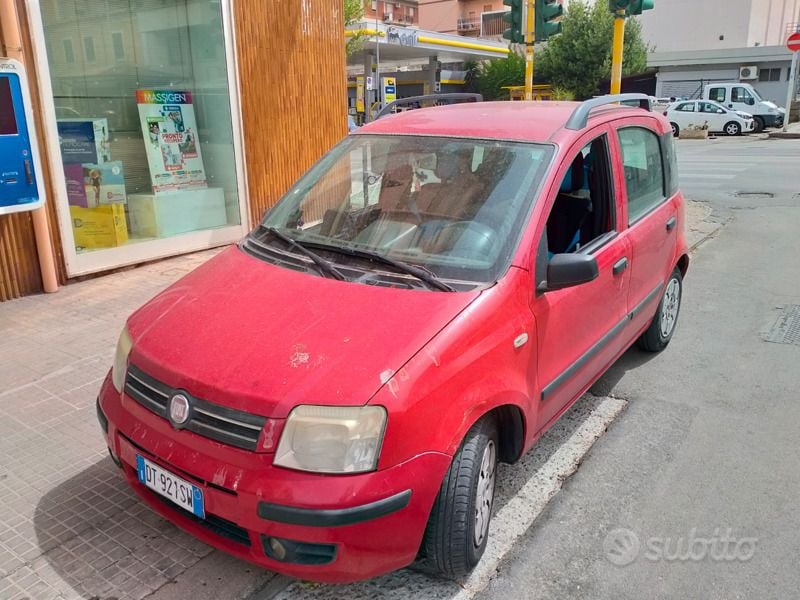 Usata Fiat Panda 60 CV (44 kW) 2008 Rosso Utilitaria
