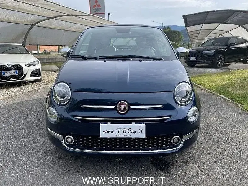 Usata Fiat 500C Star 69 CV (50 kW) 2020 Blu Cabrio