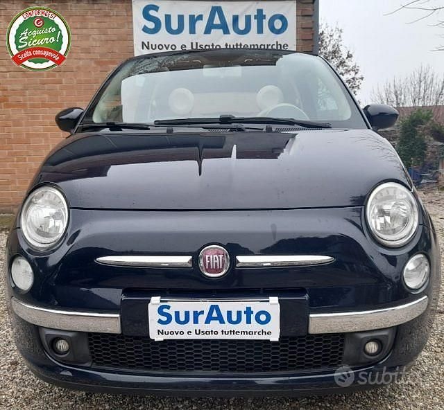 Usata Fiat 500C Lounge 95 CV (69 kW) 2011 Nero Cabrio