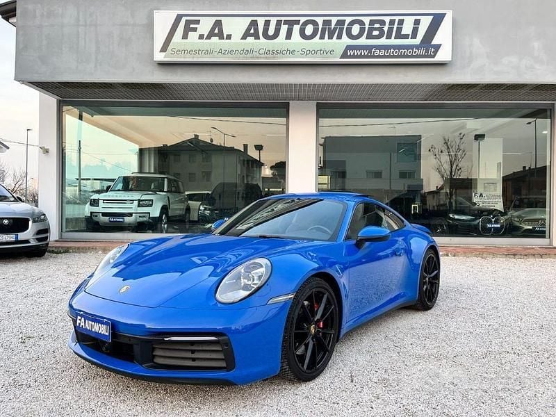 Usata Porsche 911 Carrera 4S 450 CV (330 kW) 2020 Blu Coupé