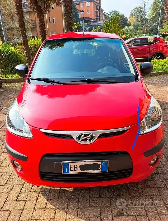 Usata Hyundai i10 69 CV (50 kW) 2010 Rosso Utilitaria