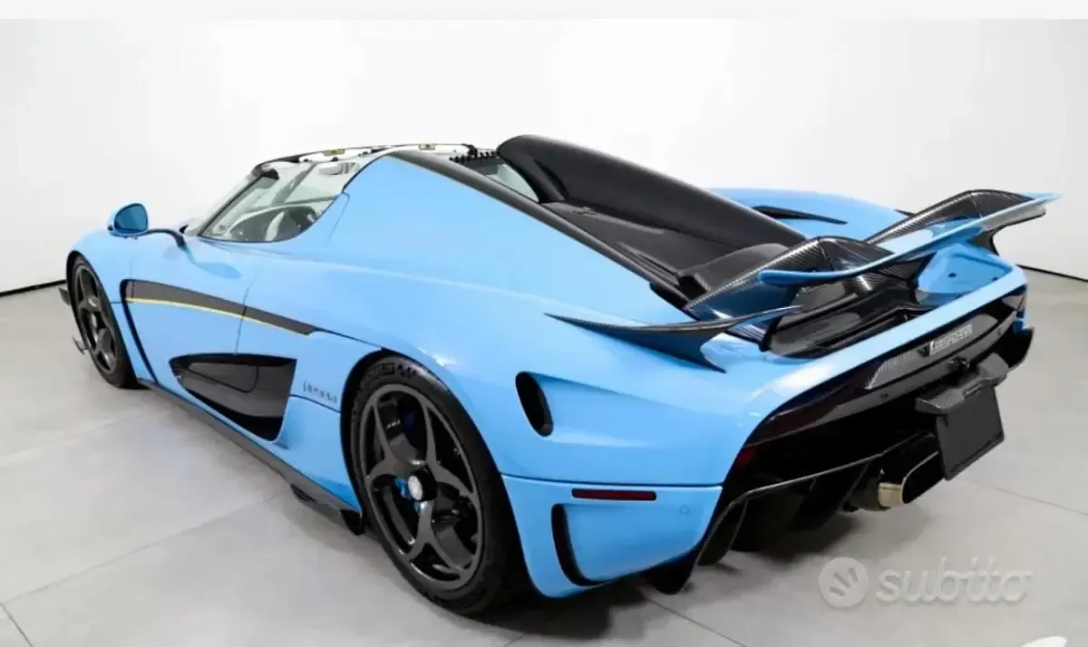 Usata Koenigsegg Regera 2021 Azzurro Cabrio