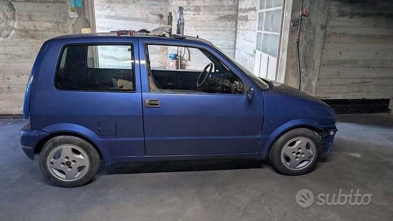 Usata Fiat Cinquecento 1997 Blu Utilitaria
