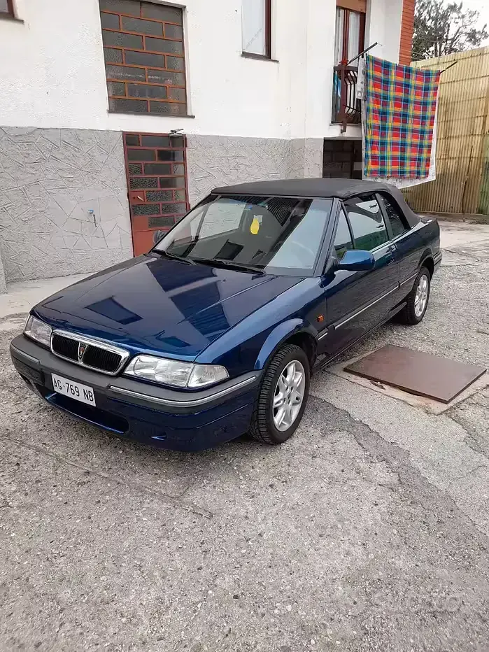 Usata Rover 214 103 CV (75 kW) 1995 Blu Cabrio