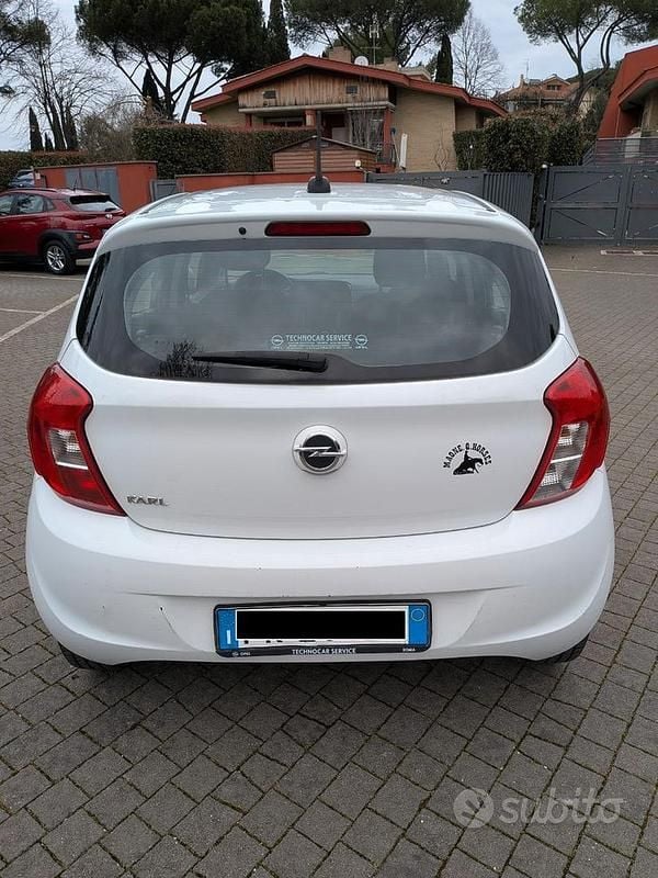 Usata Opel Karl 73 CV (53 kW) 2017 Bianco Utilitaria