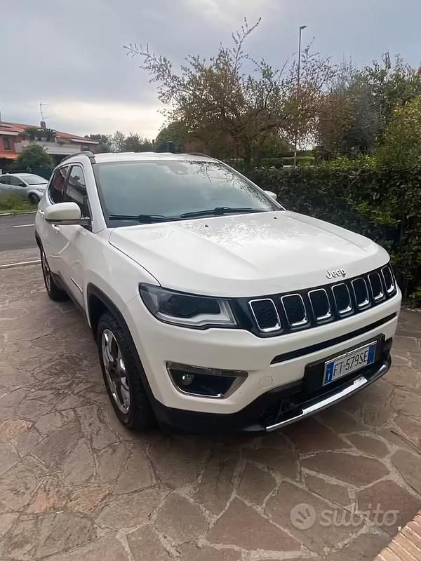 Usata Jeep Compass Limited 140 CV (102 kW) 2019 Bianco SUV
