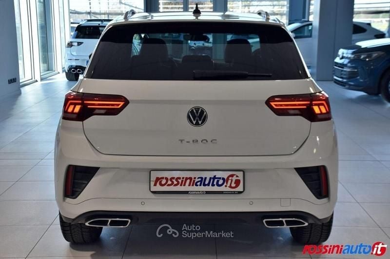 Usata VW T-Roc R-line Plus 150 CV (110 kW) 2023 Bianco SUV