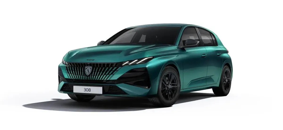 Usata Peugeot 308 Active 131 CV (96 kW) 2023 Verde / metallizzato Berlina