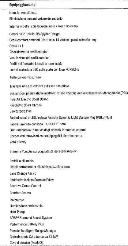 Usata Porsche Taycan Sport Turismo 350 kW (476 CV) 2023 Station wagon