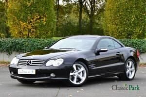 Usata Mercedes SL600 500 CV (367 kW) 2004 Nero Cabrio