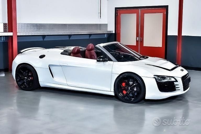 Usata Audi R8 Spyder 525 CV (386 kW) 2011 Bianco Cabrio