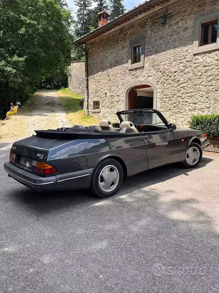Usata Saab 900 Cabriolet 141 CV (103 kW) 1993 Viola Cabrio