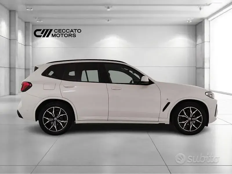 Usata BMW X3 M Sport 190 CV (139 kW) 2022 Bianco SUV
