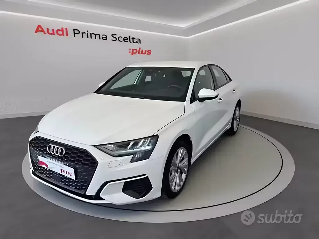Usata Audi A3 Advanced 110 CV (80 kW) 2023 Bianco ibis Berlina