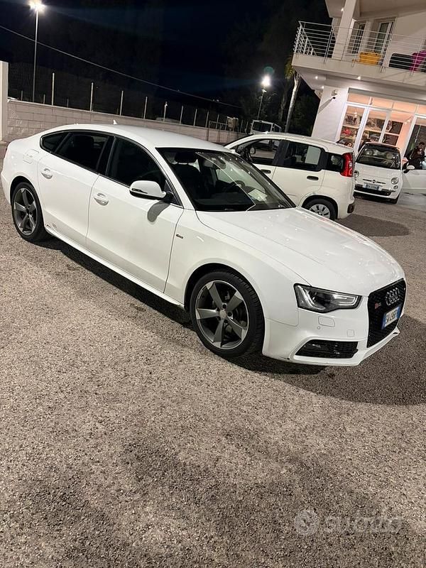 Usata Audi A5 Sportback S-Line 177 CV (130 kW) 2014 Bianco Utilitaria