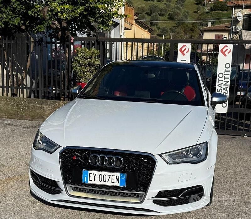 Usata Audi S3 300 CV (220 kW) 2015 Bianco Berlina