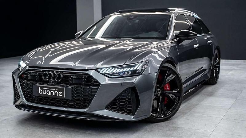 Grigio scuro metall perlato Usata 2022 Audi RS6 Ambiente Station wagon | 79.999 € (Super prezzo) - Immagine 1/4