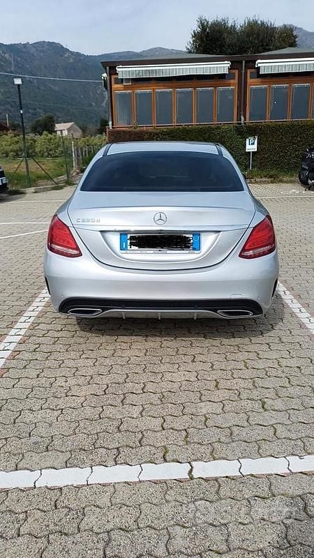 Usata Mercedes C220 Premium 170 CV (125 kW) 2017 Grigio Berlina