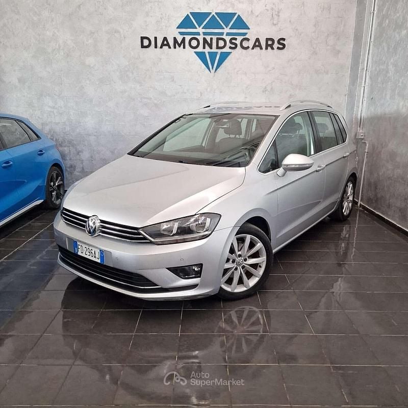 Grigio Usata 2016 VW Golf Sportsvan Highline Monovolume | 9900 € (Super prezzo) - Immagine 1/4