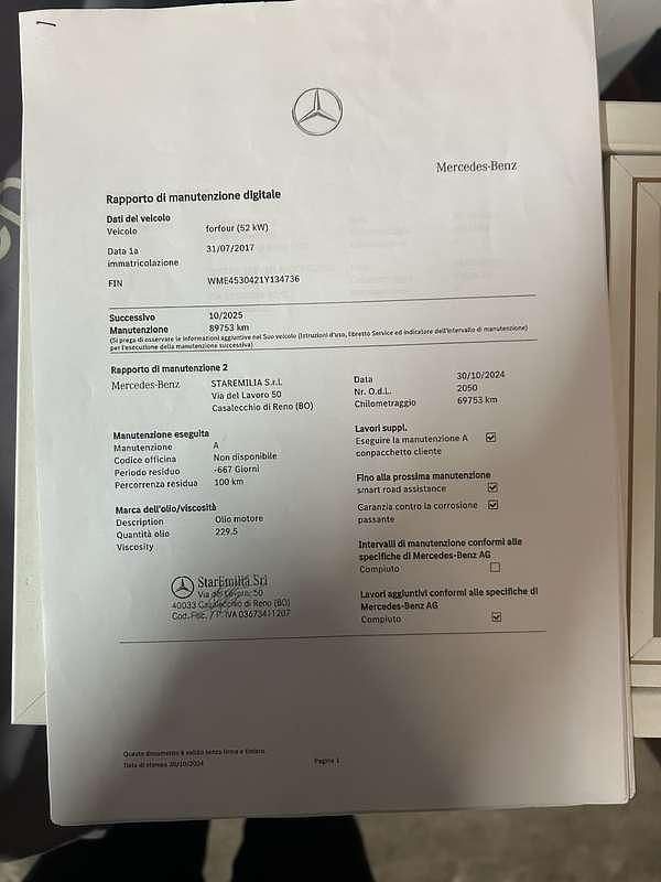 Usata Smart ForFour 97 CV (71 kW) 2017 Utilitaria