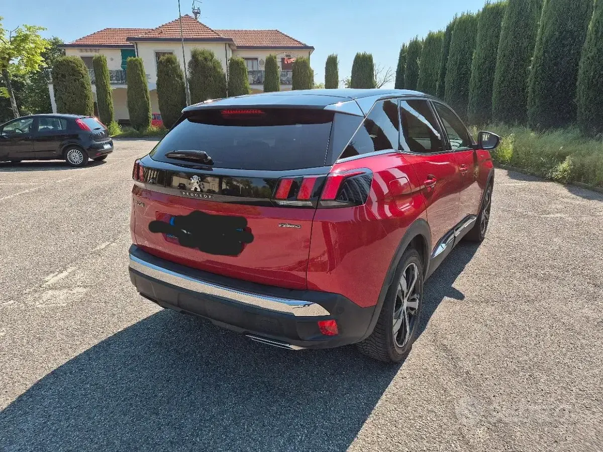 Usata Peugeot 3008 GT-line 131 CV (96 kW) 2018 Rosso SUV