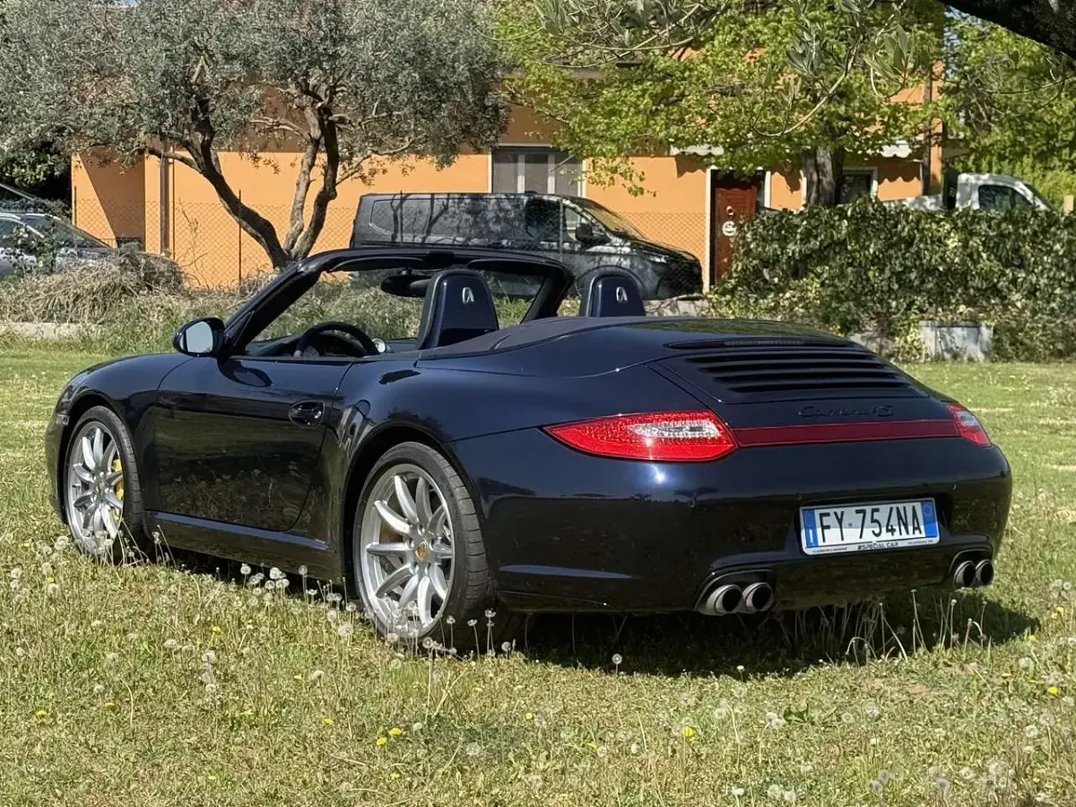 Usata Porsche 997 385 CV (283 kW) 2010 Blu/azzurro Cabrio