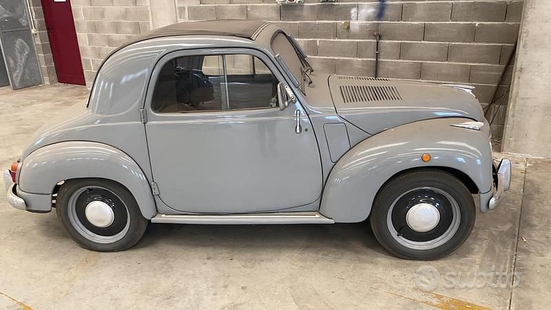 Usata Fiat Topolino 13 kW (18 CV) 1950 Grigio Utilitaria