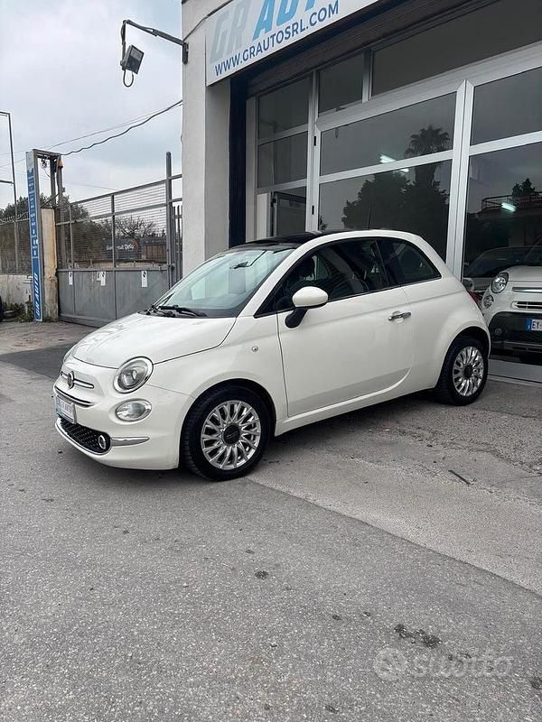 Usata Fiat 500 Lounge 95 CV (69 kW) 2017 Bianco Berlina