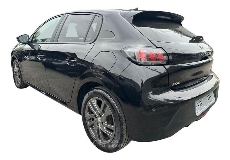 Usata Peugeot 208 Active 75 CV (55 kW) 2022 Nero Utilitaria