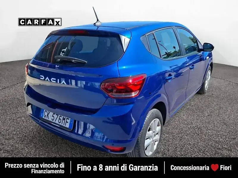 Occasion Dacia Sandero Comfort 91 ch (66 kW) 2023 Bleue Citadine