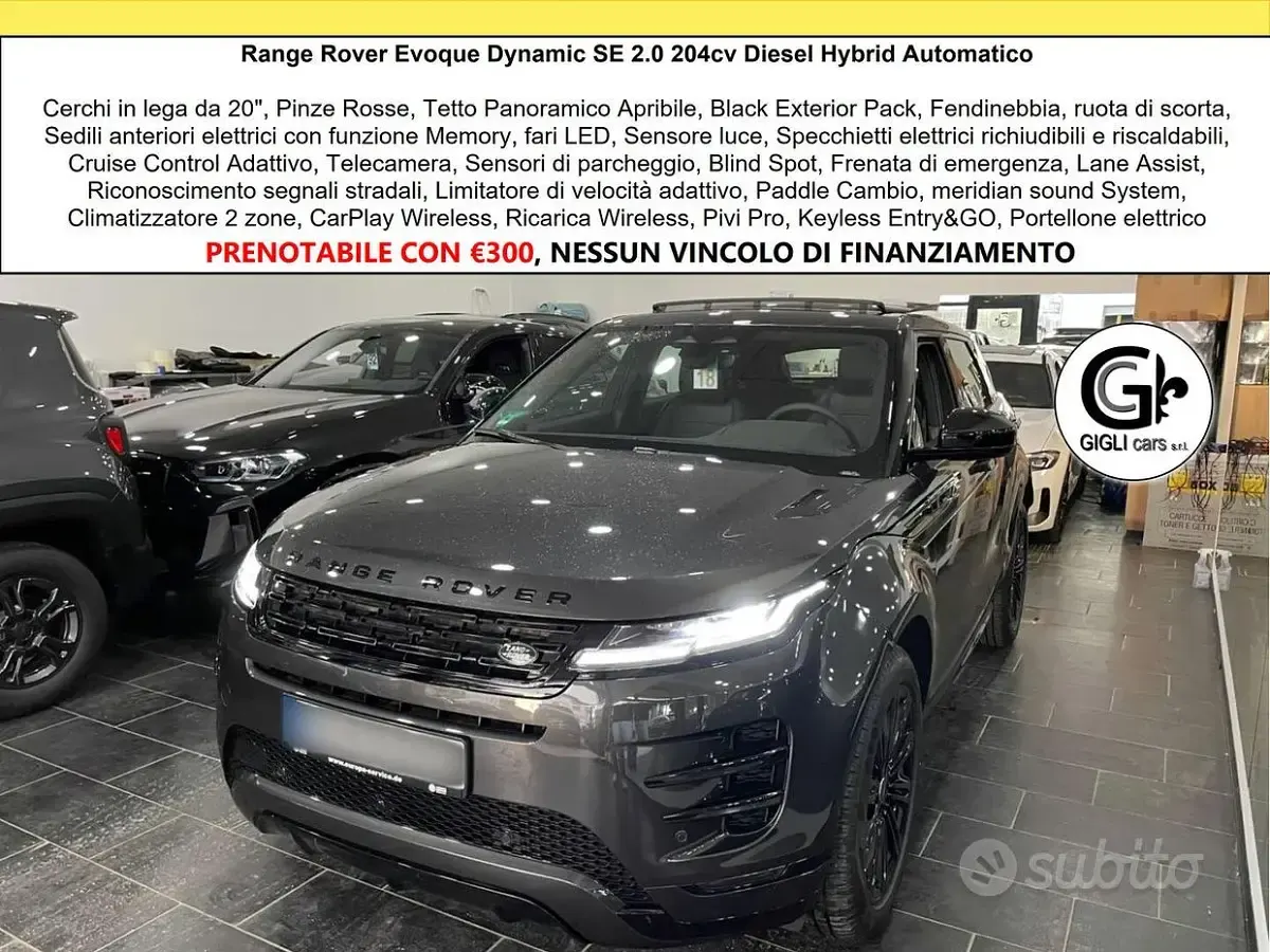 Usata Land Rover Range Rover evoque SE Dynamic 204 CV (150 kW) 2024 Grigio SUV