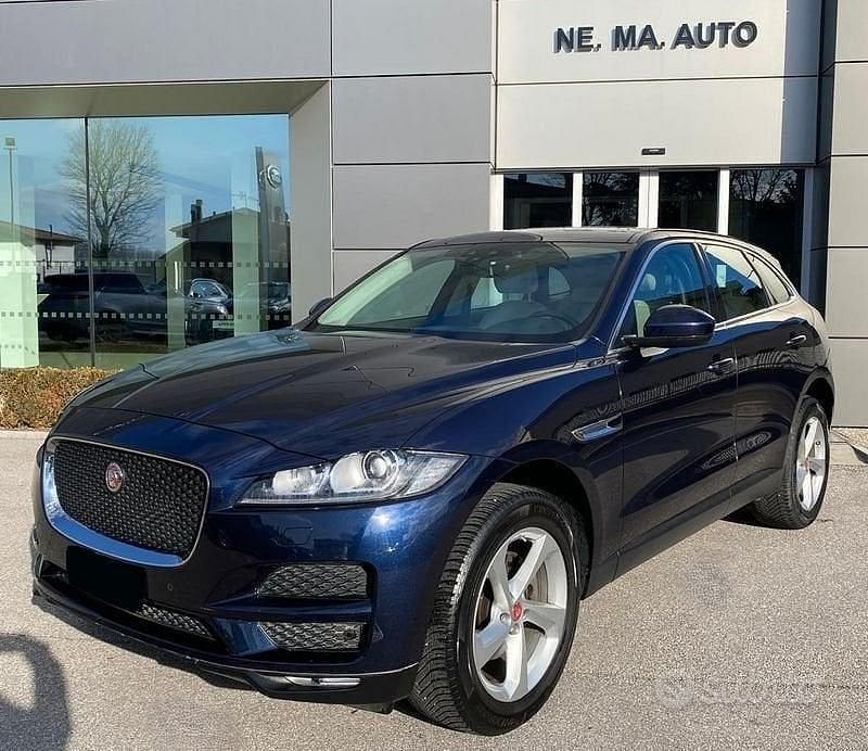 Blu Usata 2019 Jaguar F-Pace Prestige SUV | 16.900 € (Buon prezzo) - Immagine 1/4