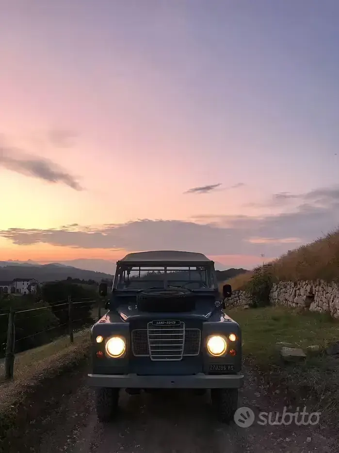 Usata Land Rover 3 1983 Blu Cabrio