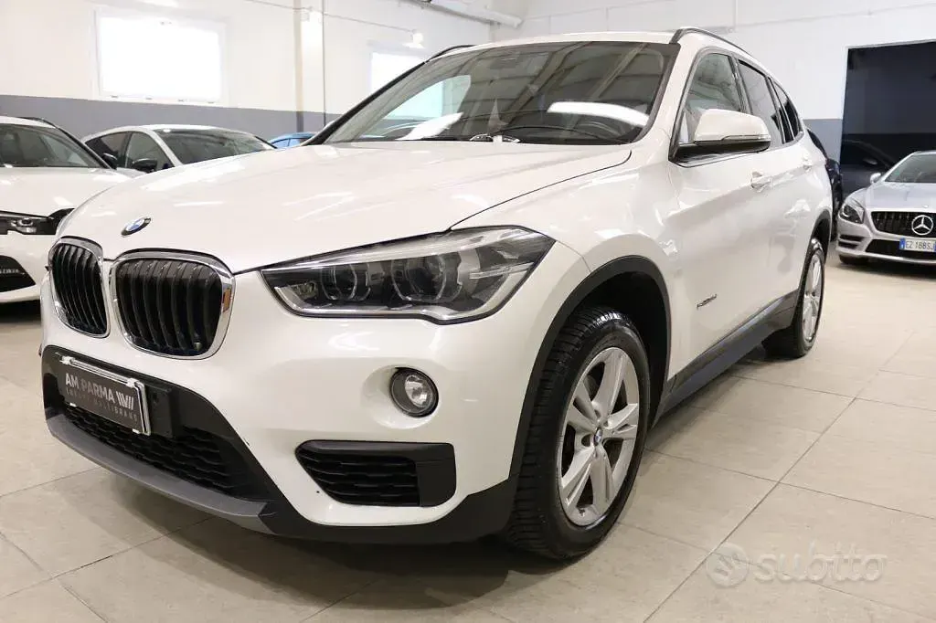 Usata BMW X1 Efficient Dynamics 150 CV (110 kW) 2018 Bianco SUV