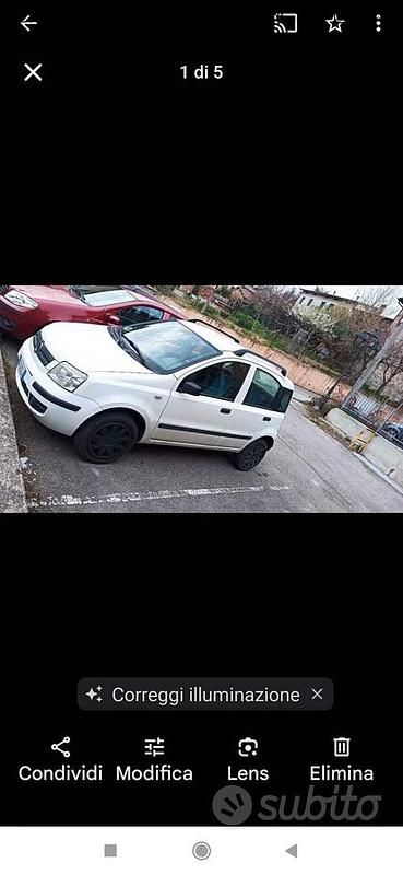 Usata Fiat Panda 60 CV (44 kW) 2008 Bianco Utilitaria