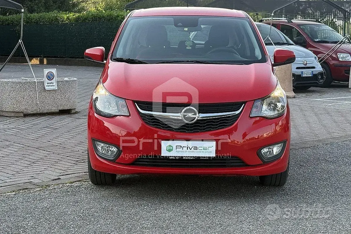 Usata Opel Karl Cosmo 75 CV (55 kW) 2016 Rosso Utilitaria