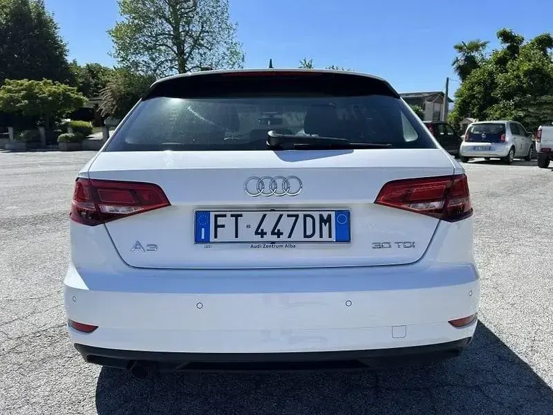 Usata Audi A3 116 CV (85 kW) 2018 Bianco Berlina