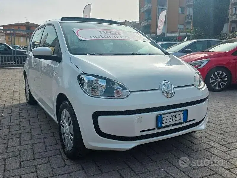 Begagnad VW up! Move 68 HK (50 kW) 2015 Vit Halvkombi