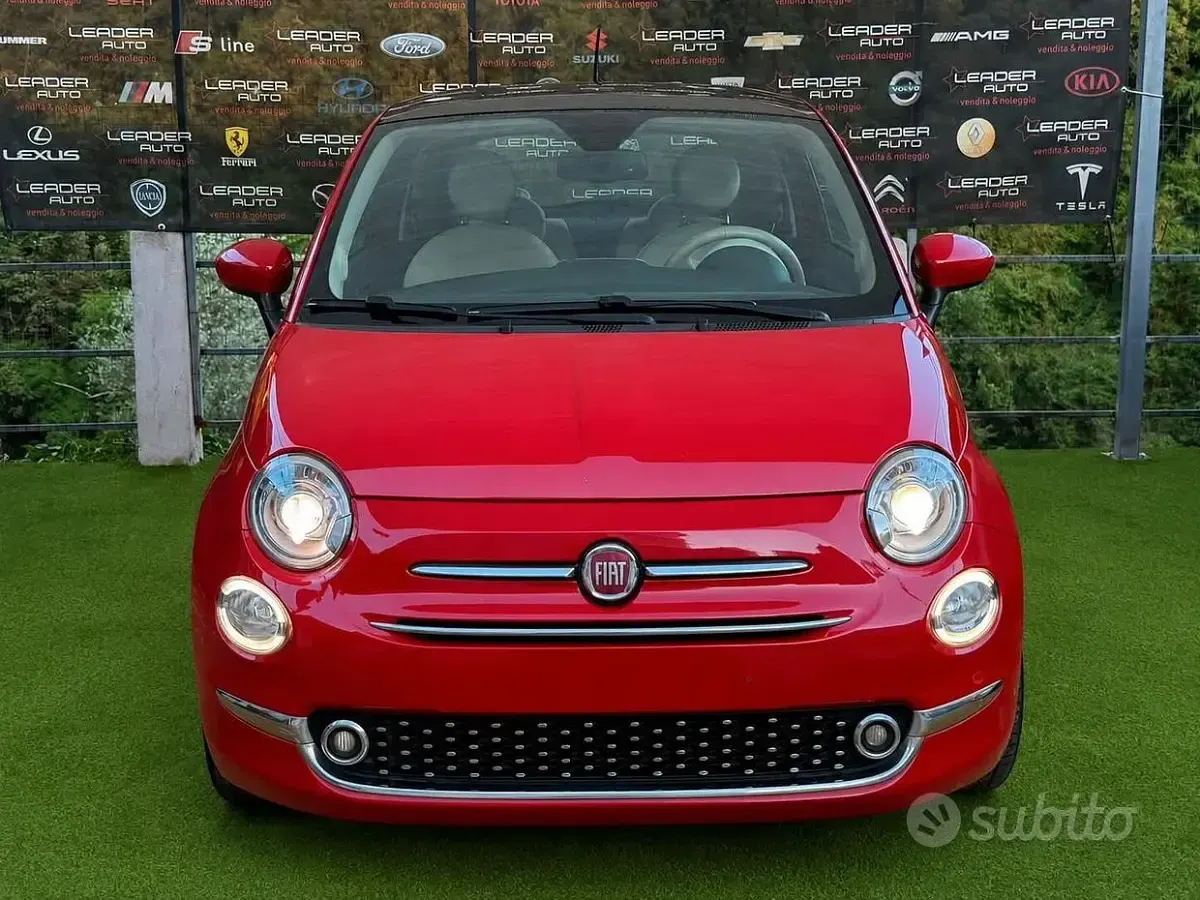 Usata Fiat 500 Lounge 69 CV (50 kW) 2016 Rosso Berlina
