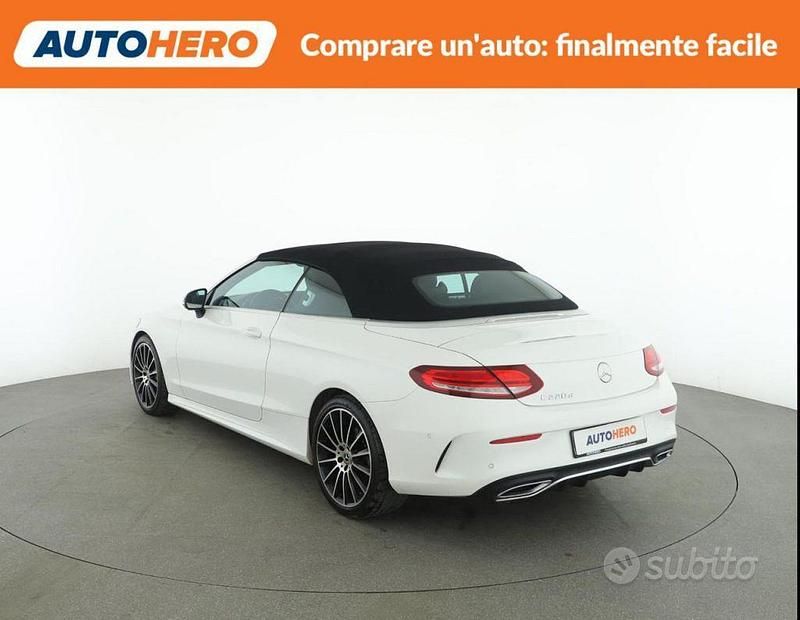 Usata Mercedes C220 Premium 194 CV (142 kW) 2019 Bianco Cabrio