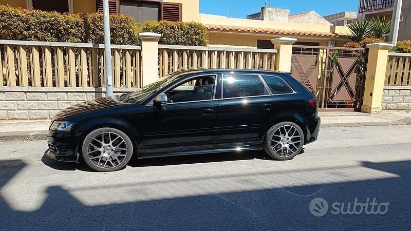 Usata Audi S3 Ambiente 265 CV (194 kW) 2011 Nero Utilitaria