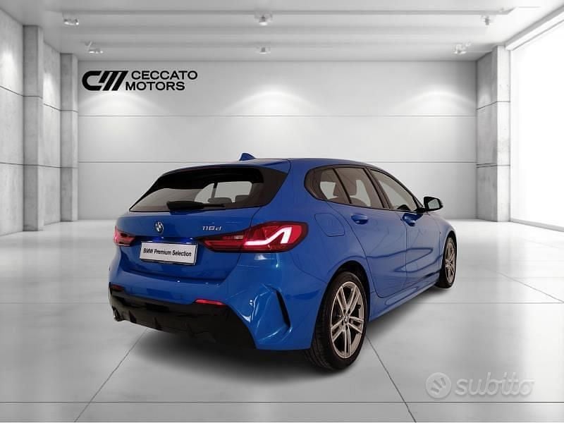 Usata BMW 116 M Sport 116 CV (85 kW) 2022 Blu Utilitaria