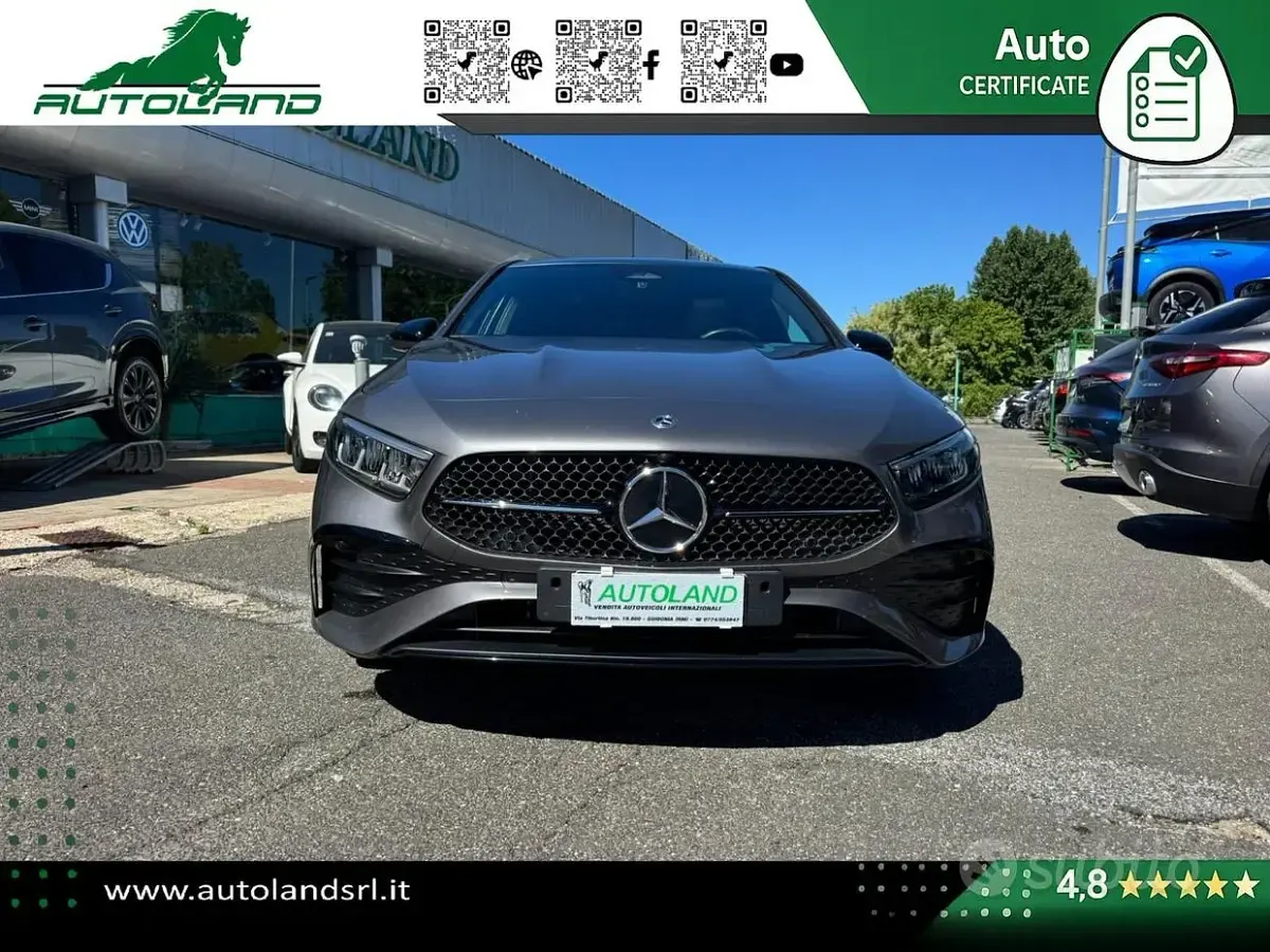 Usata Mercedes A250 Advanced Plus 163 CV (119 kW) 2023 Grigio Berlina