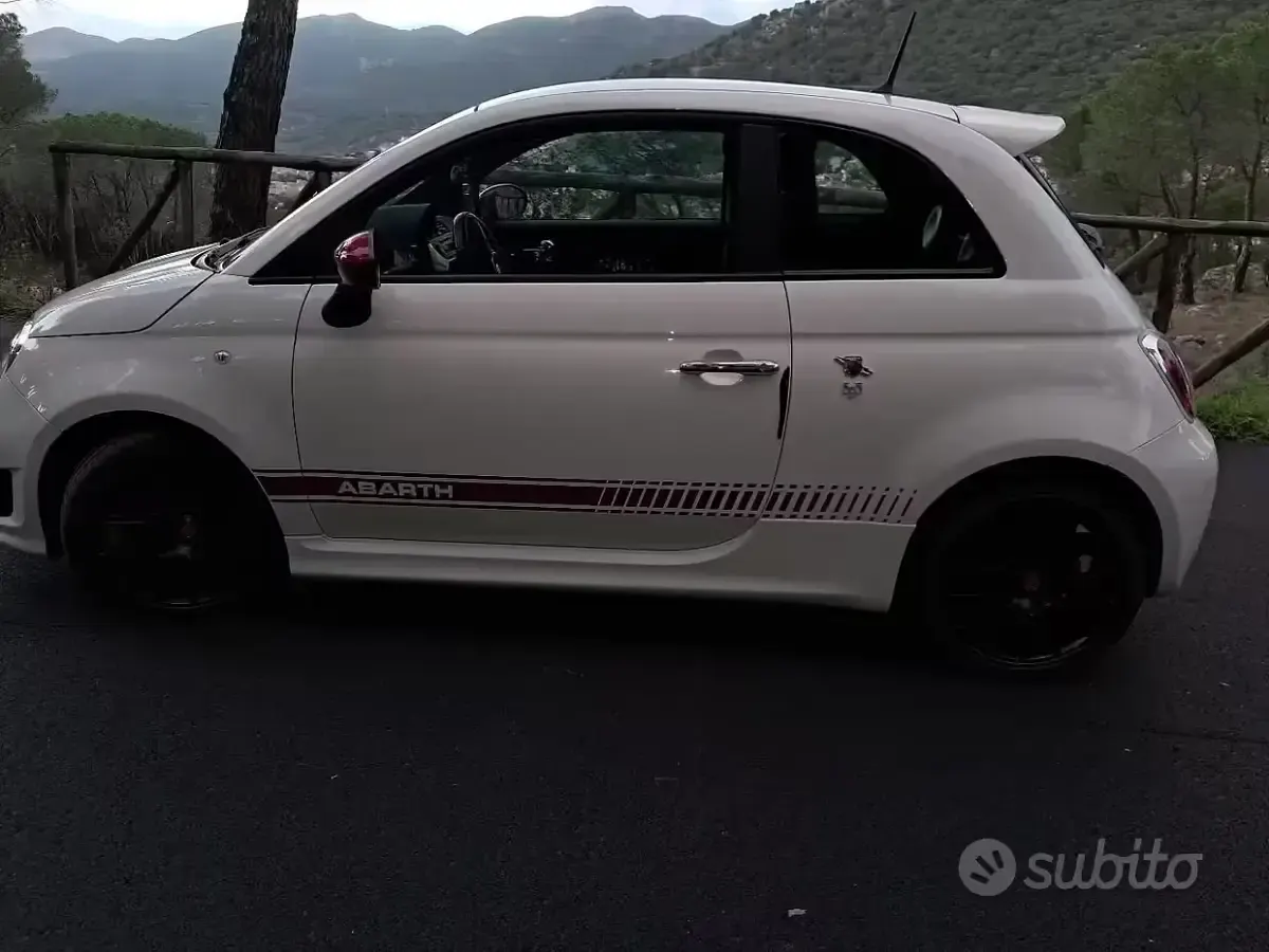 Usata Abarth 595 140 CV (102 kW) 2016 Bianco Berlina