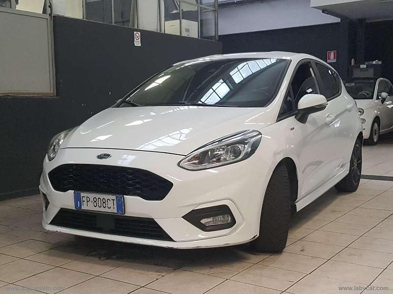 Usata Ford Fiesta ST-Line 100 CV (73 kW) 2018 Bianco Berlina
