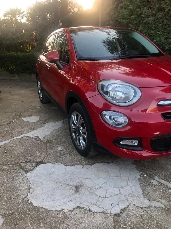 Usata Fiat 500X 95 CV (69 kW) 2017 Rosso SUV