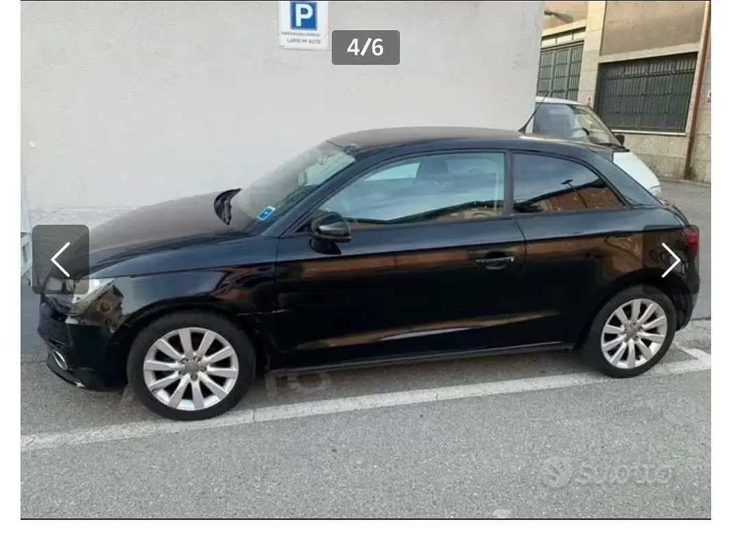 Usata Audi A1 Ambition 86 CV (63 kW) 2010 Nero Utilitaria